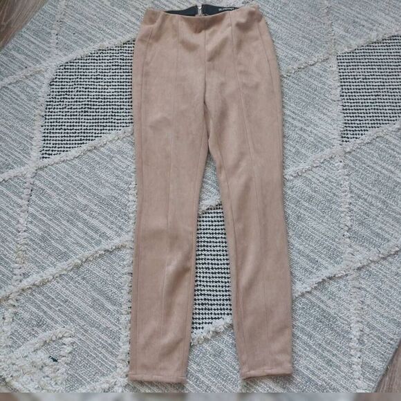 Blank NYC Nordstrom Faux Tan Suede High Rise Pants size 26 NWOT - Picture 9 of 9